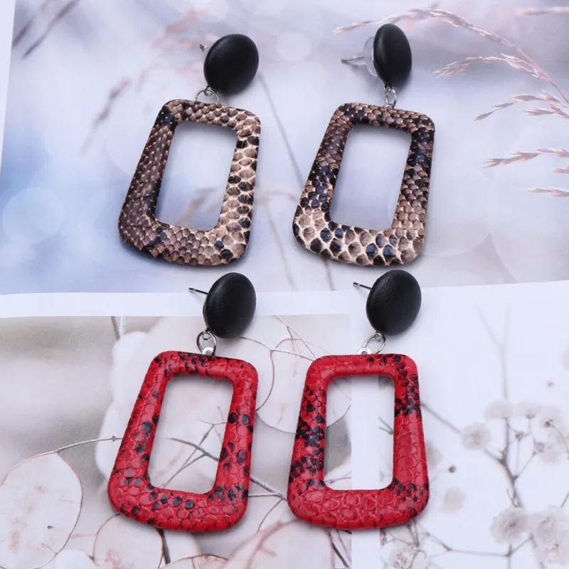 New Geometric Drop Earrings for Women Punk Vintage Big Statement Earrings Snake Skin Party Jewelry Oorbellen LOW Price
New Geometric Drop Earrings for Women Punk Vintage Big Statement Earrings Snake Skin Party Jewelry Oorbellen LOW Price