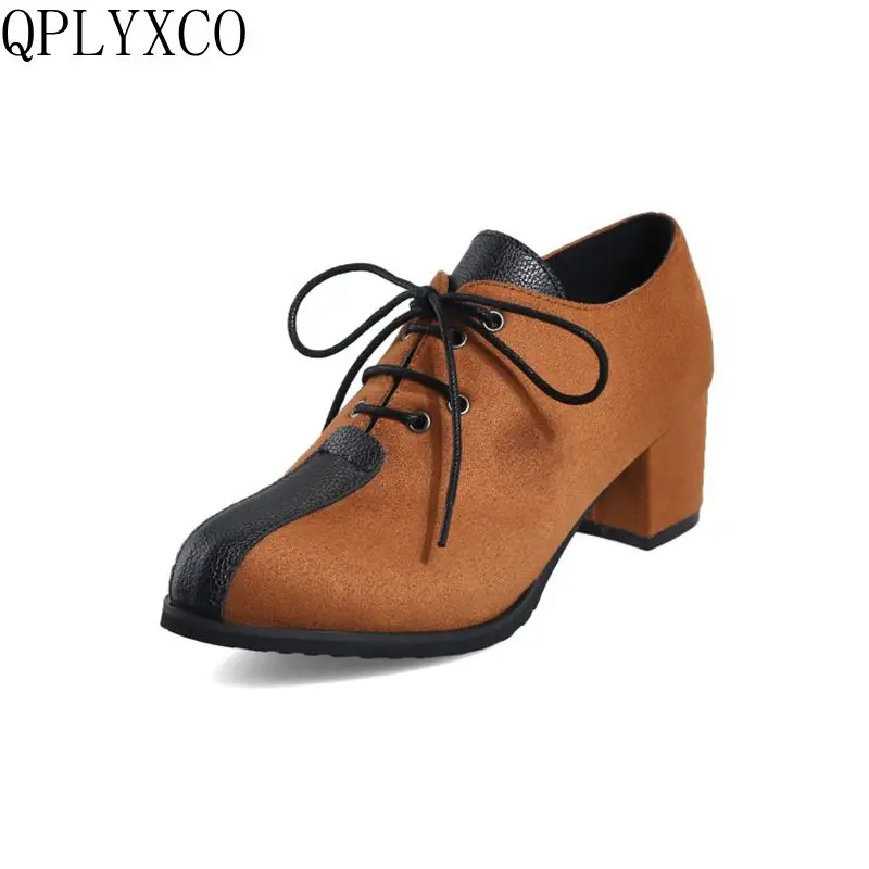 QPLYXCO Sweet Fashion New Super big small 28-52 Size women high heels shoes ladies lace up pumps wedding party casual shoes Y701
QPLYXCO Sweet Fashion New Super big small 28-52 Size women high heels shoes ladies lace up pumps wedding party casual shoes Y701