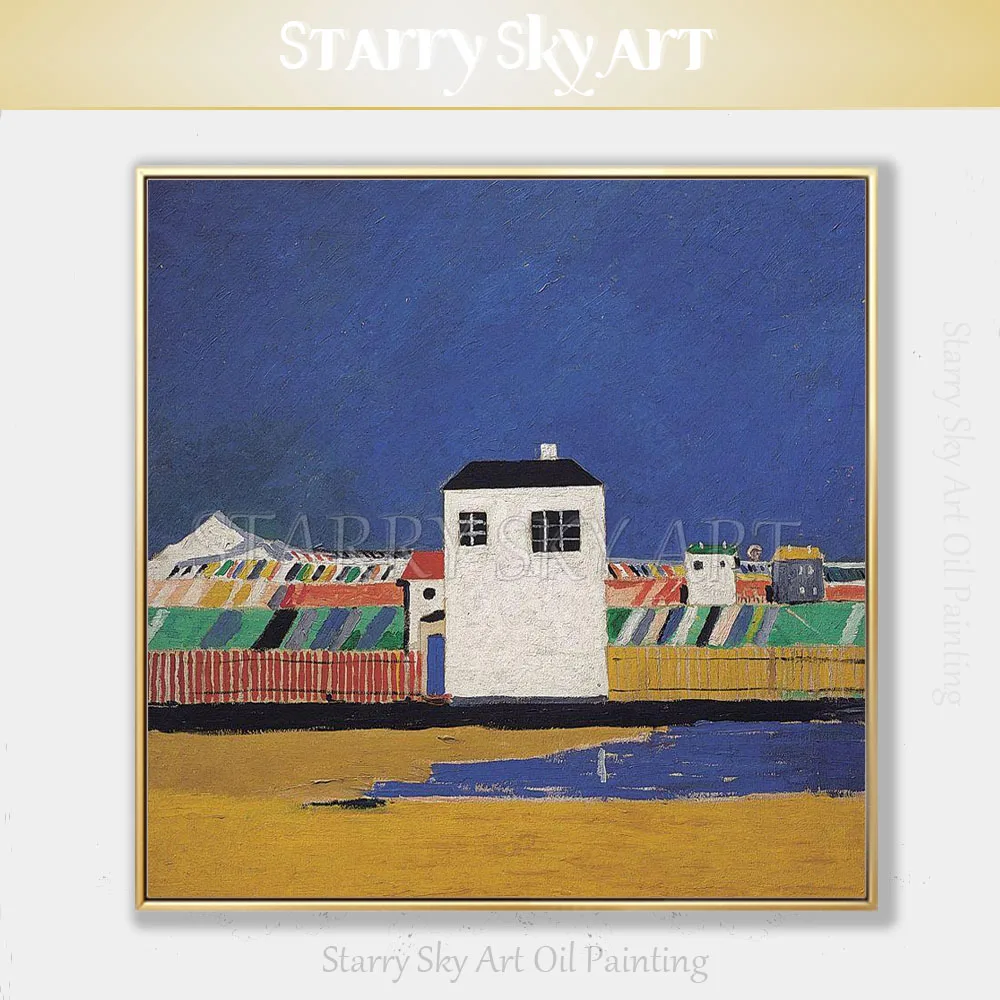 Reproduction Kazimir Severinovich Malevich Oil Painting on Canvas Hand-painted Abstract Landscape Houses Oil Painting Decoration
Reproduction Kazimir Severinovich Malevich Oil Painting on Canvas Hand-painted Abstract Landscape Houses Oil Painting Decoration