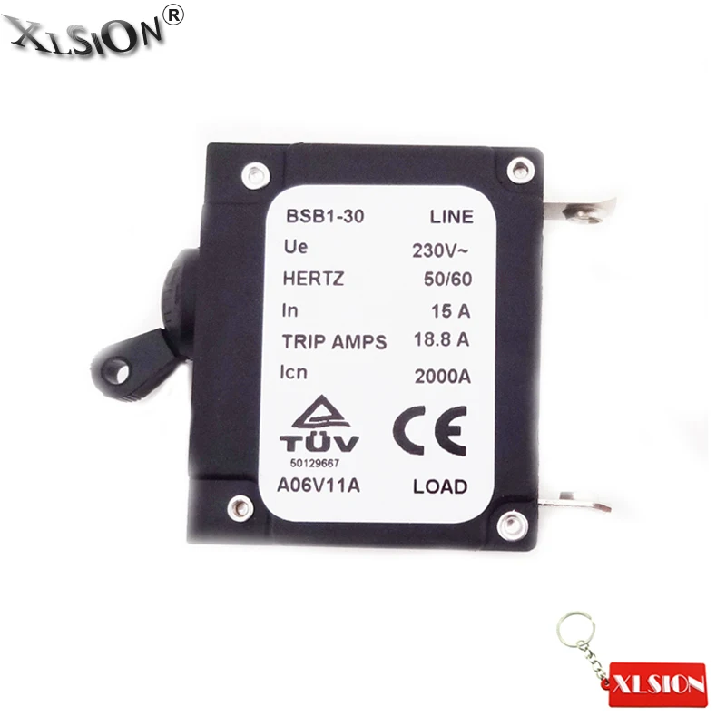 XLSION Aftermarket 15 Ампер 15A 230 В генератор автоматический выключатель Hertz 50/60 18