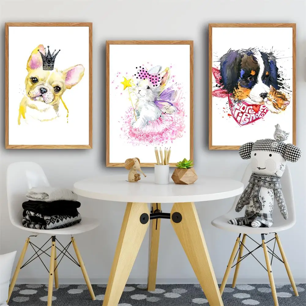 Home Decor Painting Animal Cat And Dog Cartoon Space Wall Art Nordic Style Canvas Prints Poster Modern Picture For Living Room
Home Decor Painting Animal Cat And Dog Cartoon Space Wall Art Nordic Style Canvas Prints Poster Modern Picture For Living Room