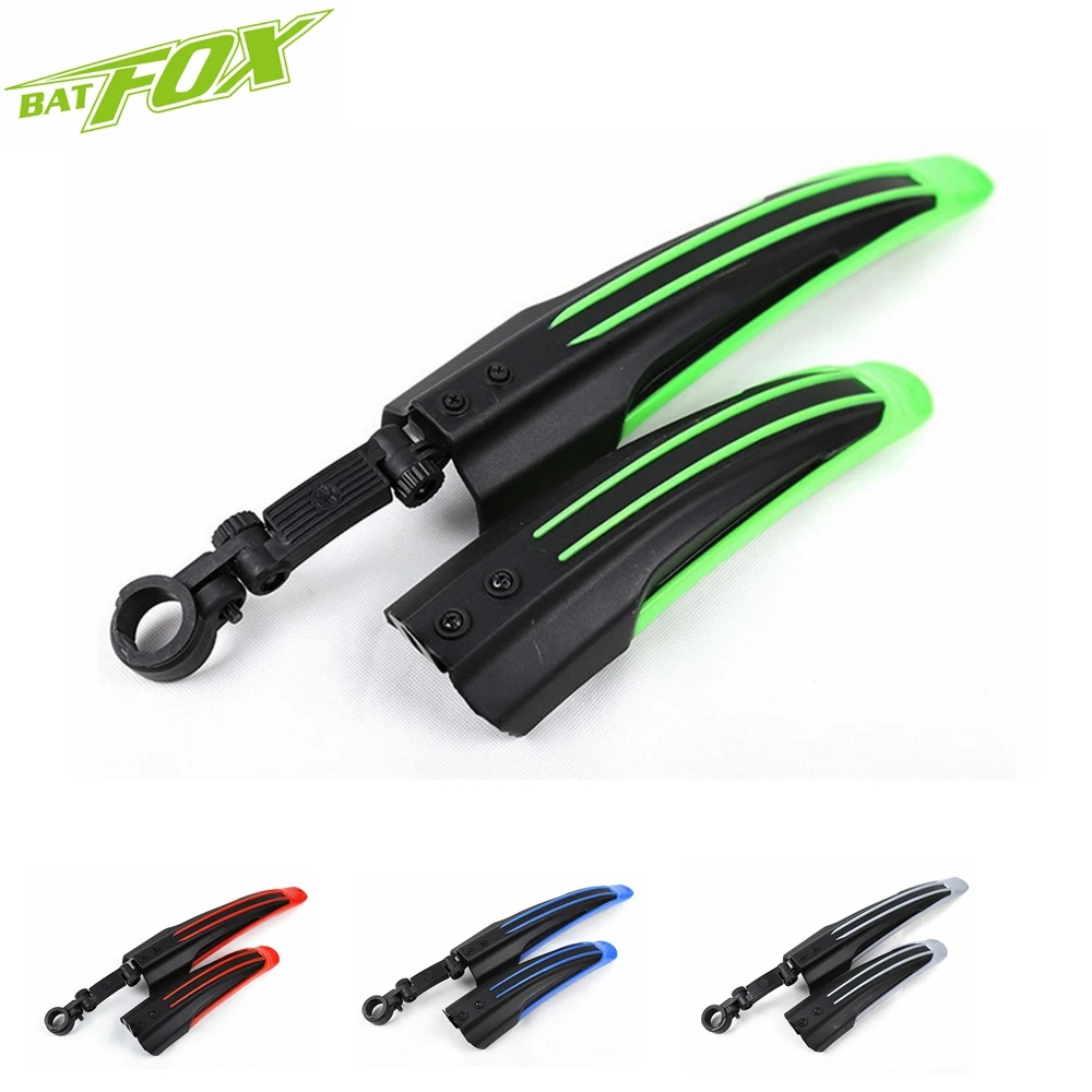 BATFOX Mountain Bike Fender Front/Rear MTB Bicycle Fenders Sets Durable Bike Wings Mud Guard Wings On The Bike Cycling Parts
BATFOX Mountain Bike Fender Front/Rear MTB Bicycle Fenders Sets Durable Bike Wings Mud Guard Wings On The Bike Cycling Parts