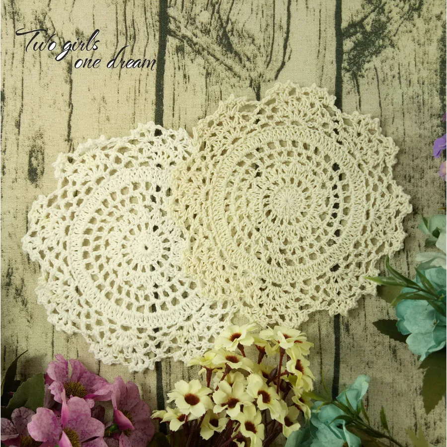 Vintage DIY Multicolor 16cm Flowers Coaster Handmade Crochet Doilies Wedding Table Decor Cup Pad Props Placemat 30pcs/lot
Vintage DIY Multicolor 16cm Flowers Coaster Handmade Crochet Doilies Wedding Table Decor Cup Pad Props Placemat 30pcs/lot