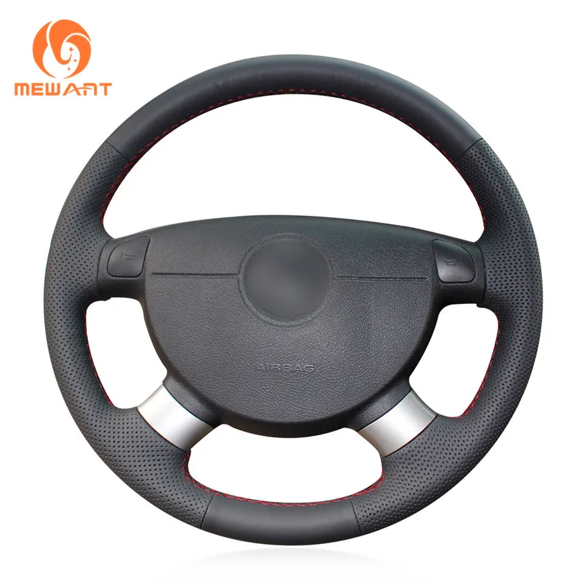 MEWANT Black Artificial Leather Steering Wheel Covers for Chevrolet Lova Aveo Buick Excelle Daewoo Gentra 2006 2007 2008 -2015
MEWANT Black Artificial Leather Steering Wheel Covers for Chevrolet Lova Aveo Buick Excelle Daewoo Gentra 2006 2007 2008 -2015