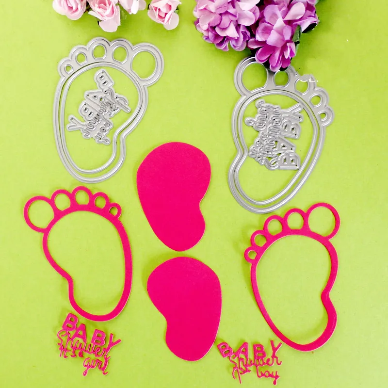 Metal lovely baby feet Cutting Dies Stencils for DIY Scrapbooking photo album Decorative Embossing DIY Paper Cards
Metal lovely baby feet Cutting Dies Stencils for DIY Scrapbooking photo album Decorative Embossing DIY Paper Cards