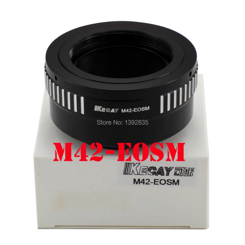 Kecay High-Precision Mount Adapter For M42 Mount Lens to for EOSM for EOS-M EF-M mount Adapter-Black+Sliver
Kecay High-Precision Mount Adapter For M42 Mount Lens to for EOSM for EOS-M EF-M mount Adapter-Black+Sliver