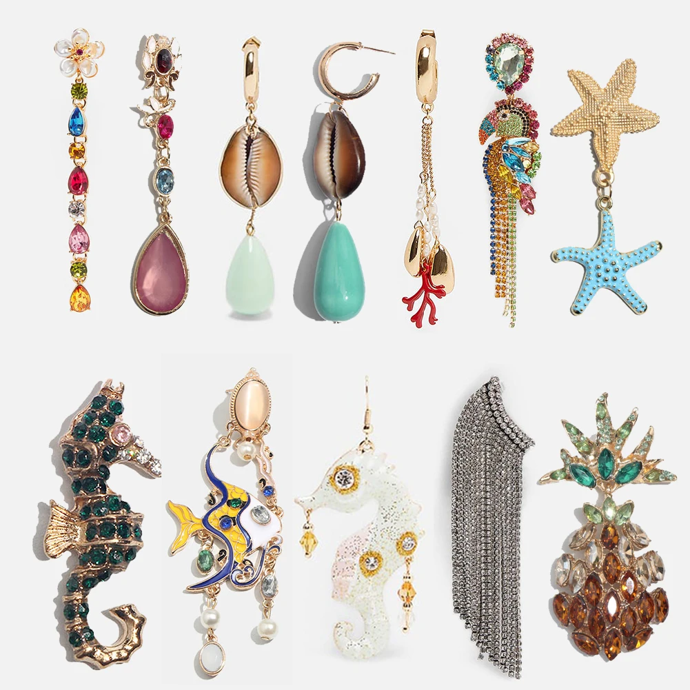 Flatfoosie 2020 New Trendy Glass Crystal Earrings for Wedding for Women Multicolored Bird Fish Long Drop Dangle Earring Jewelry
Flatfoosie 2020 New Trendy Glass Crystal Earrings for Wedding for Women Multicolored Bird Fish Long Drop Dangle Earring Jewelry