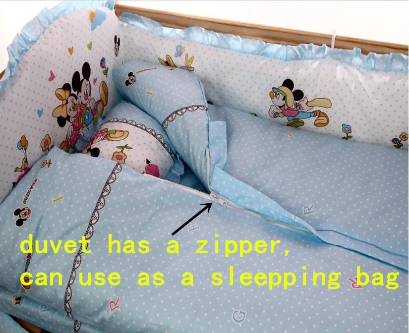 6PCS Cartoon Crib Bedding Piece Set Baby Bed Around ropa cuna bebe (3bumper+matress+pillow+duvet)
6PCS Cartoon Crib Bedding Piece Set Baby Bed Around ropa cuna bebe (3bumper+matress+pillow+duvet)