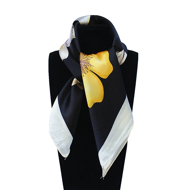 60cm*60cm Women 2017 New Fashion Imitated Silk Black Rose Flower Printed Lady Square Scarf Hot Sale
60cm*60cm Women 2017 New Fashion Imitated Silk Black Rose Flower Printed Lady Square Scarf Hot Sale