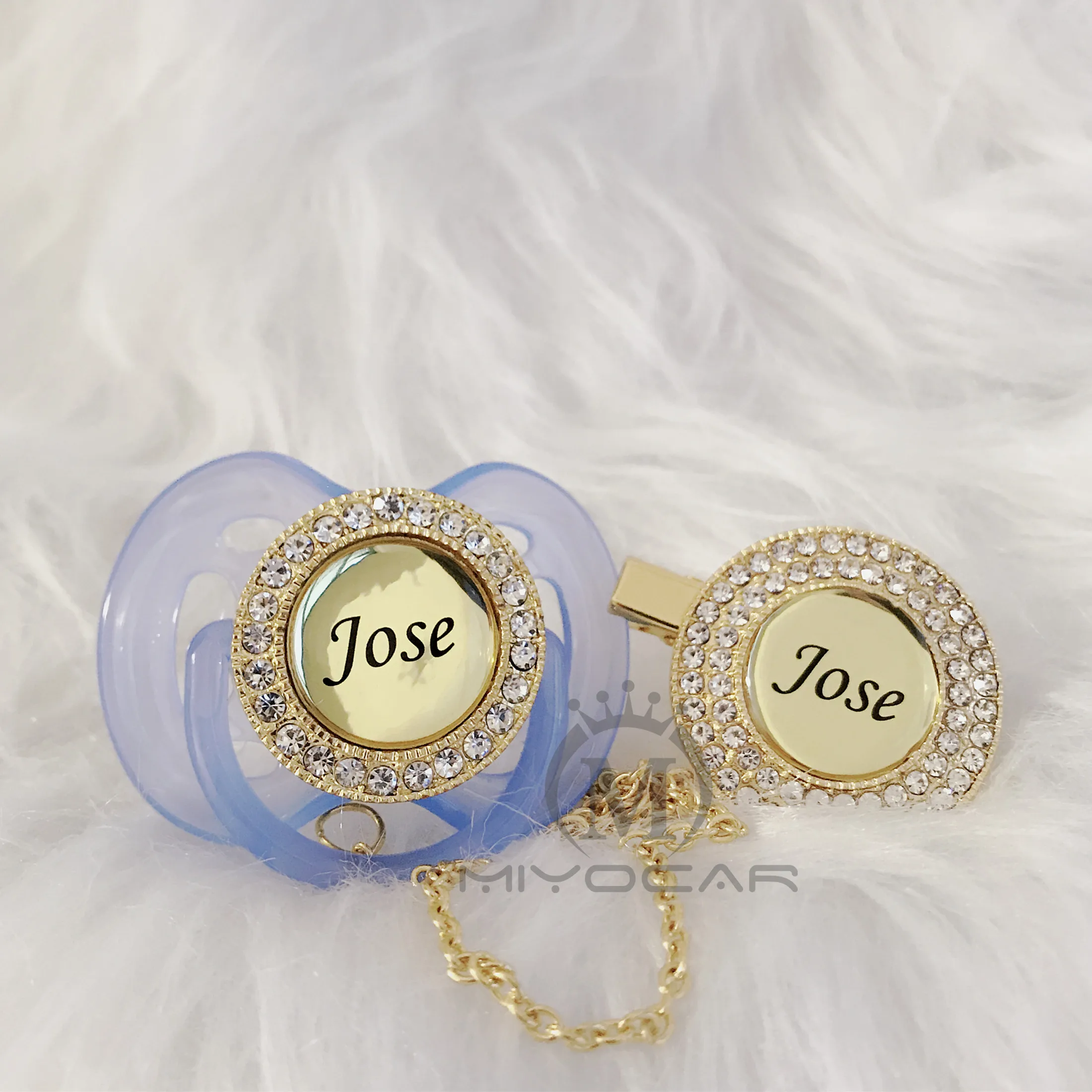 MIYOCAR Personalized any name can make many colors bling pacifier and pacifier clip BPA free dummy bling unique design P11
MIYOCAR Personalized any name can make many colors bling pacifier and pacifier clip BPA free dummy bling unique design P11