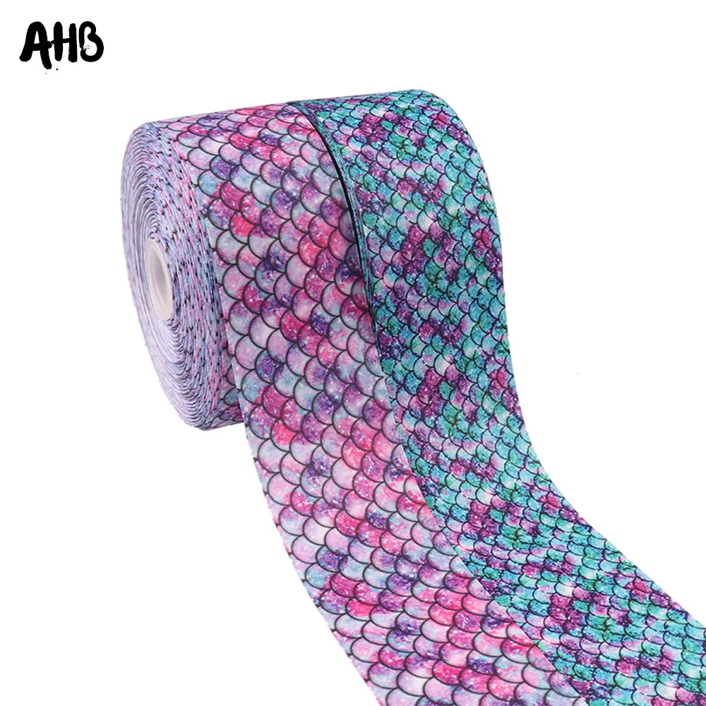 AHB 2Y/lot Grosgrain Ribbon 75MM Mermaid Printed Ribbon For Bows DIY Hair Accessories Gift Wrapping Party Decor Materials
AHB 2Y/lot Grosgrain Ribbon 75MM Mermaid Printed Ribbon For Bows DIY Hair Accessories Gift Wrapping Party Decor Materials