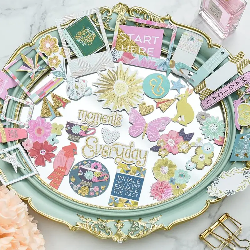 50pcs Start Here Colorful Cardstock Die Cuts for Scrapbooking Happy Planner/Card Making/Journaling Project
50pcs Start Here Colorful Cardstock Die Cuts for Scrapbooking Happy Planner/Card Making/Journaling Project