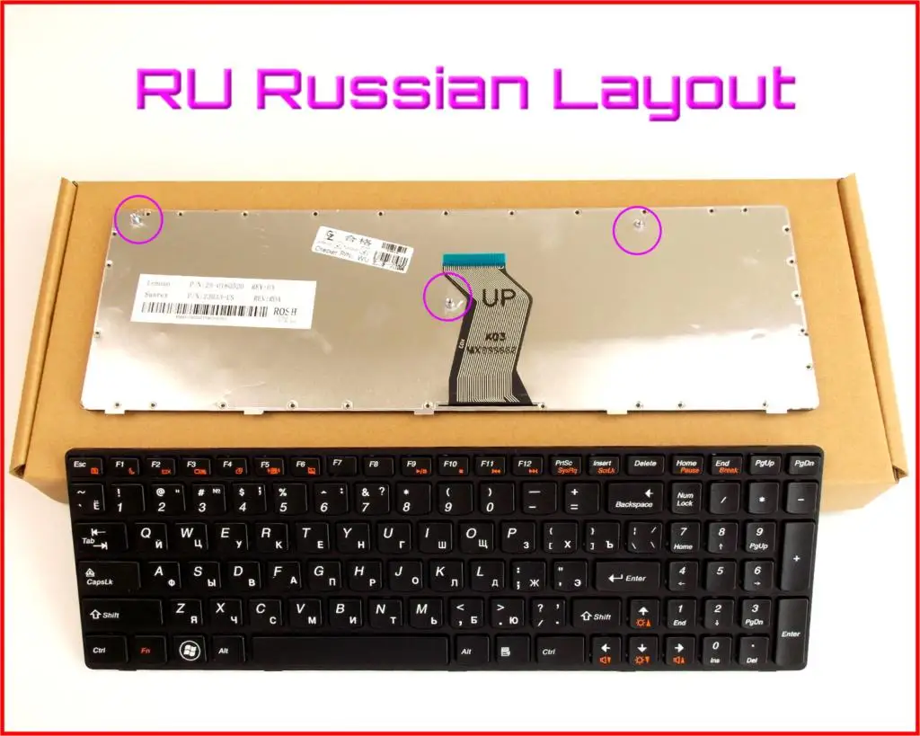 Новая клавиатура RU Русская версия для LENOVO V-109820BS1 25-009754 25011306 MP-0A N4T-US ноутбука с рамкой
Новая клавиатура RU Русская версия для LENOVO V-109820BS1 25-009754 25011306 MP-0A N4T-US ноутбука с рамкой