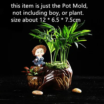 Countryside Craft Stone Pot Mould for cement DIY Creative Concrete Desktop Decorating flowerpot Making Silicone Mold
Countryside Craft Stone Pot Mould for cement DIY Creative Concrete Desktop Decorating flowerpot Making Silicone Mold