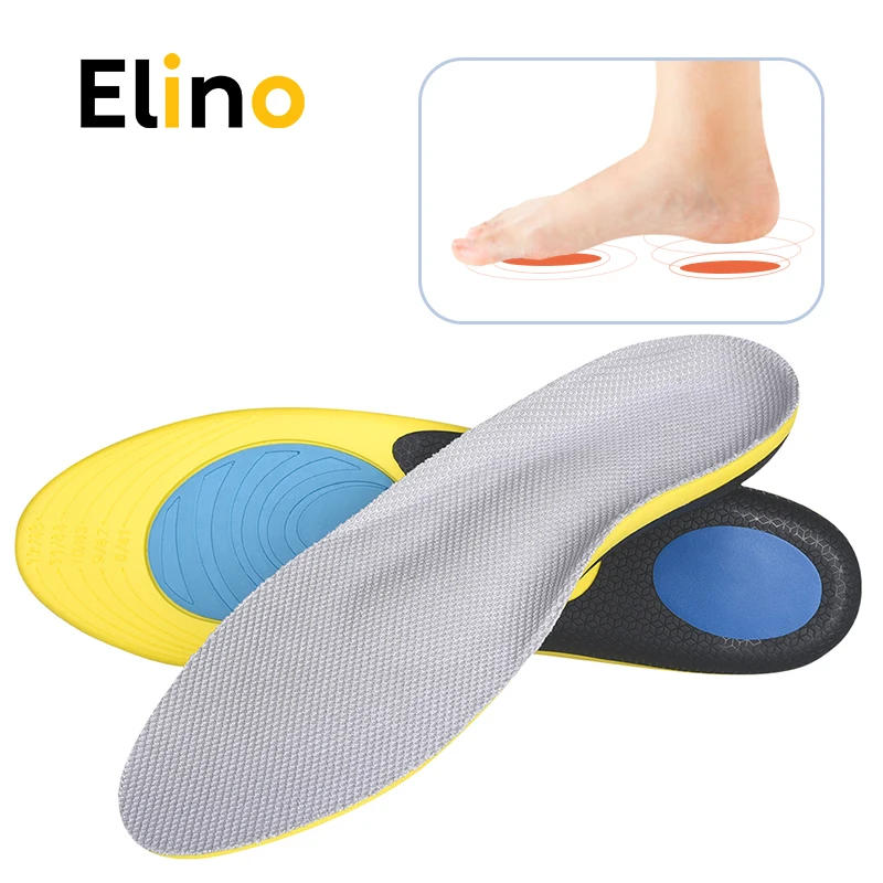 Elino Orthopedic Insoles Arch Support for Flat Feet Shock Absorption Sport Shoe Pads Insert Orthotic Feet Cushion for Men Women
Elino Orthopedic Insoles Arch Support for Flat Feet Shock Absorption Sport Shoe Pads Insert Orthotic Feet Cushion for Men Women
