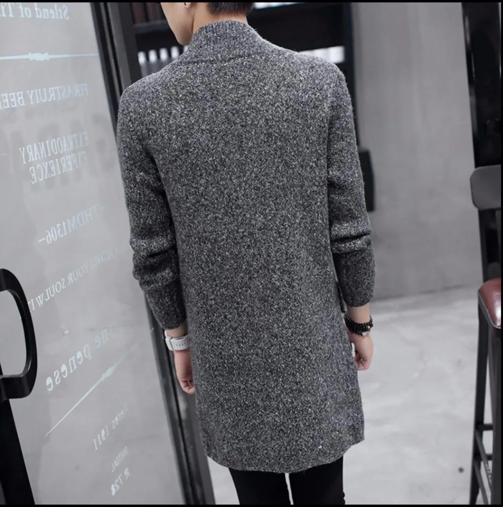M-3xl Autumn And Winter New Men's Long Cardigan Sweater Coat Young Men Korean Personality Slim Solid Color Knitwear Sweater
M-3xl Autumn And Winter New Men's Long Cardigan Sweater Coat Young Men Korean Personality Slim Solid Color Knitwear Sweater