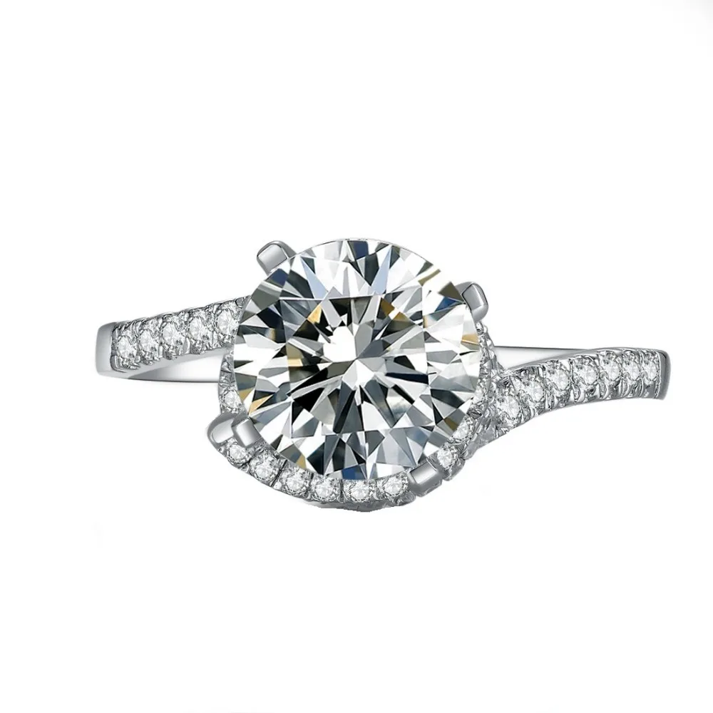 Moissanite Ring Rotation Positive 2CT Engagement Ring Sterling Silver Jewelry Diamond Moissanite Ring for Women Valueable Ring
Moissanite Ring Rotation Positive 2CT Engagement Ring Sterling Silver Jewelry Diamond Moissanite Ring for Women Valueable Ring
