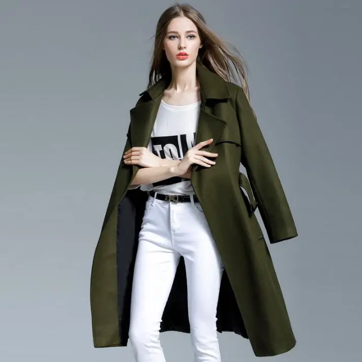 Autumn winter slim woolen coats womens 2020 spring long wool coat women female overcoat jaqueta feminina manteau rmy green
Autumn winter slim woolen coats womens 2020 spring long wool coat women female overcoat jaqueta feminina manteau rmy green