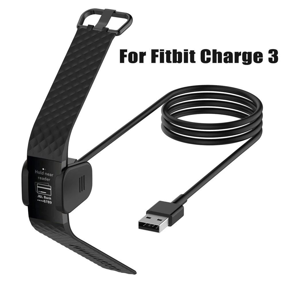 Дропшиппинг Сменное Зарядное устройство USB для Fitbit charge 3 зажим зарядки браслета с
