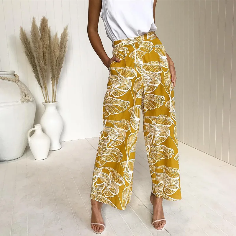high waist pants print wide leg spring girls casual elastic waist clothing trends bohemian pants
high waist pants print wide leg spring girls casual elastic waist clothing trends bohemian pants