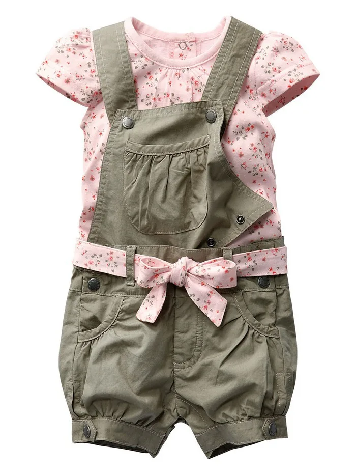 Retail Baby Girls Summer Suits Girls Cotton Clothing Sets For 0-2 Yrs Baby Floral t-shirt + Overalls + Belt Free Shipping
Retail Baby Girls Summer Suits Girls Cotton Clothing Sets For 0-2 Yrs Baby Floral t-shirt + Overalls + Belt Free Shipping