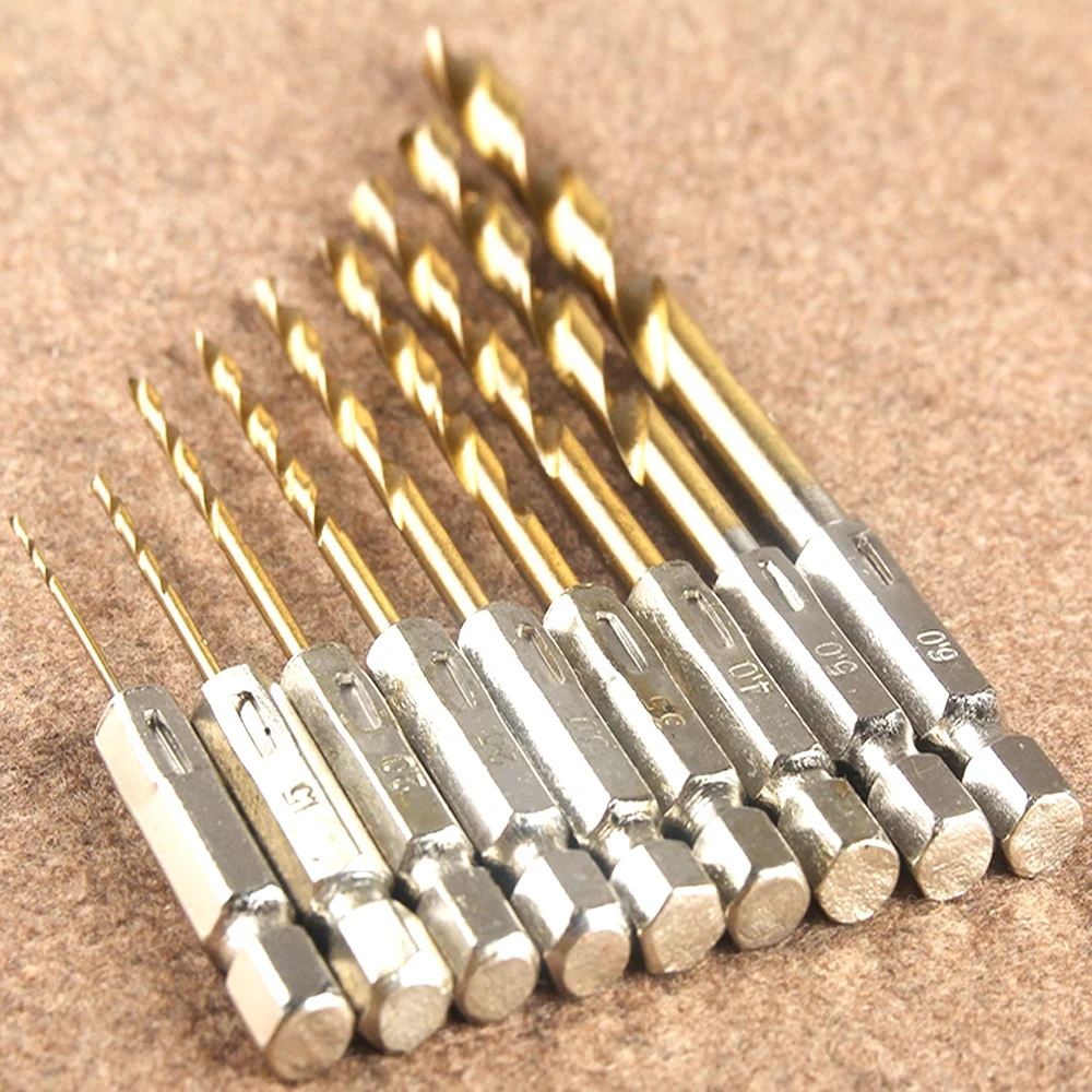 9pcs / lot. 4/1 hexagonal shank twist drill, electric screw driver Hexagon Gilded Drill 1.0-6.0MM,Shank:6.35mm,Gift parts box
9pcs / lot. 4/1 hexagonal shank twist drill, electric screw driver Hexagon Gilded Drill 1.0-6.0MM,Shank:6.35mm,Gift parts box