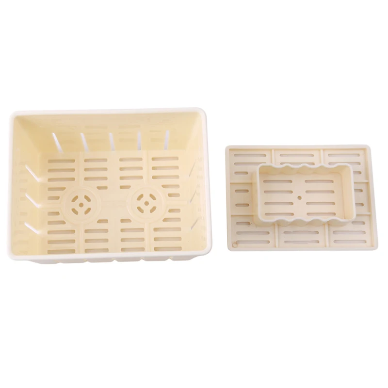 1Set DIY Plastic Tofu Press Mould Homemade Tofu Mold Soybean Curd Tofu Making Mold Kitchen Cooking Tool Set
1Set DIY Plastic Tofu Press Mould Homemade Tofu Mold Soybean Curd Tofu Making Mold Kitchen Cooking Tool Set