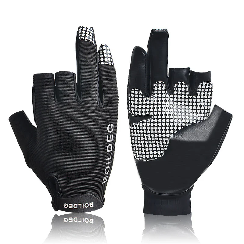 Lawaia Fishing Gloves New Printed Half Finger Microfiber Non-slip Fishing Gloves Outdoor Sports Dew Three Finger Fishing Gloves
Lawaia Fishing Gloves New Printed Half Finger Microfiber Non-slip Fishing Gloves Outdoor Sports Dew Three Finger Fishing Gloves