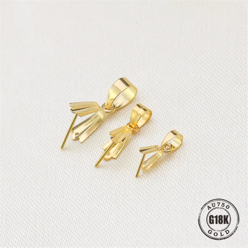 Hot Sell Solid 18k Yellow Gold Pendant Clip Clasp Pinch Clip Bail Pendant Connectors Bail Beads Jewelry Findings DIY Jewelry Acc
Hot Sell Solid 18k Yellow Gold Pendant Clip Clasp Pinch Clip Bail Pendant Connectors Bail Beads Jewelry Findings DIY Jewelry Acc