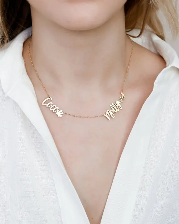 Custom Personalized Name Necklaces Pendant Stainless Steel Erkek kolye BFF Jewelry Rose Gold Charm Best Friend Necklace Chokers
Custom Personalized Name Necklaces Pendant Stainless Steel Erkek kolye BFF Jewelry Rose Gold Charm Best Friend Necklace Chokers