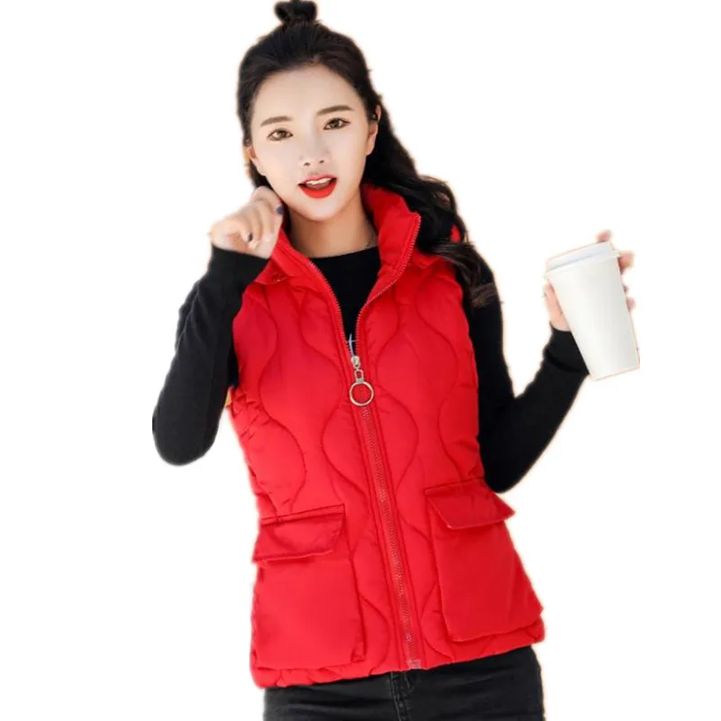 New Fashion 7 Colors Autumn Winter Women Short Vest 2018 Down Cotton Women Casual Waistcoat Female Slim Outerwear Vest MujerQ642
New Fashion 7 Colors Autumn Winter Women Short Vest 2018 Down Cotton Women Casual Waistcoat Female Slim Outerwear Vest MujerQ642