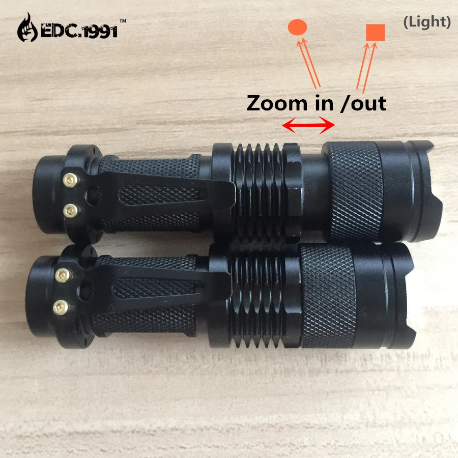 high-quality Survival kit Mini Black CREE 2000LM Waterproof LED Flashlight 3 Modes Zoomable LED Torch penlight EDC TOOL
high-quality Survival kit Mini Black CREE 2000LM Waterproof LED Flashlight 3 Modes Zoomable LED Torch penlight EDC TOOL