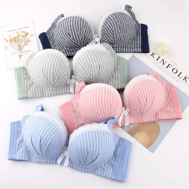 girl underwear Sweet wireless brassiere wave stripe point sutian institute wind ladies bra thin high school students bralette
girl underwear Sweet wireless brassiere wave stripe point sutian institute wind ladies bra thin high school students bralette