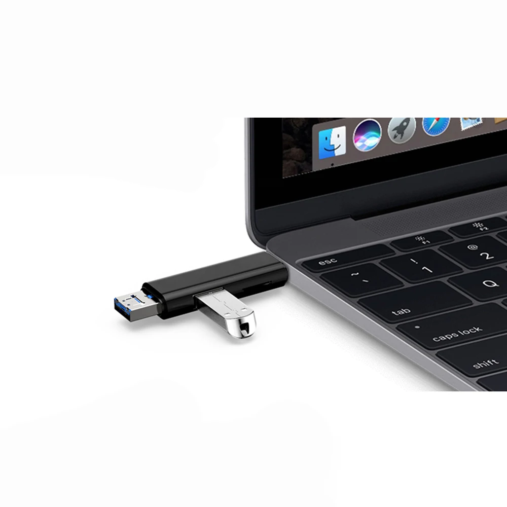 Хорошее качество Mulity Функция Тип-c 5 в 1 Multi-Функция Card Reader адаптер конвертер