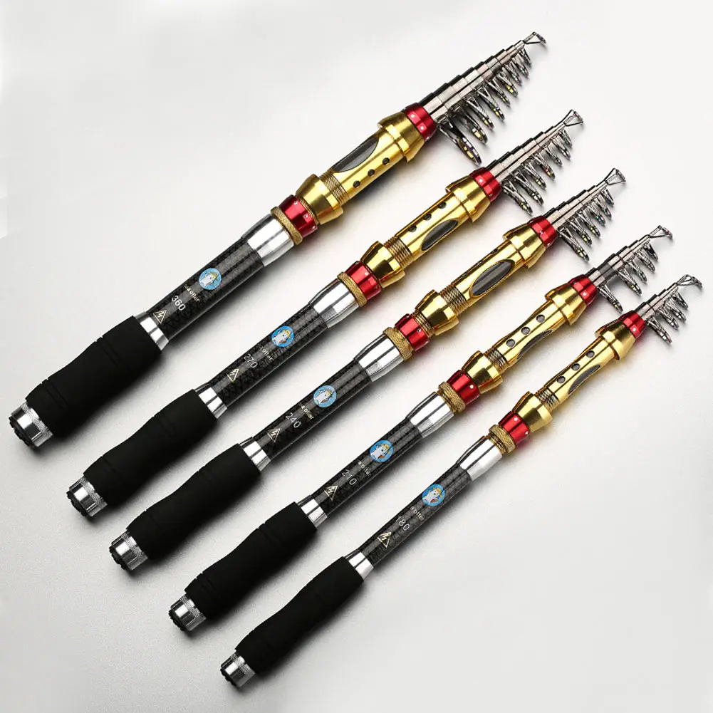 Telescopic Fishing Rod Carbon Fiber Travel Spinning Pole Reel Fish Tackle 1.8/2.1/2.4/2.7/3.0/3.6m &T8
Telescopic Fishing Rod Carbon Fiber Travel Spinning Pole Reel Fish Tackle 1.8/2.1/2.4/2.7/3.0/3.6m &T8