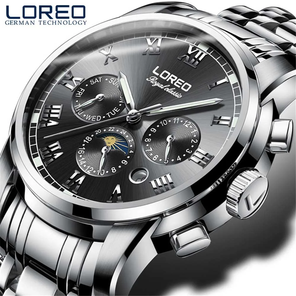 Swim 50m Automatic Mechanical Watch Sports Men LOREO Top Brand Luxury Male Wristwatch Fashion Casual Mens relojes hombre
Swim 50m Automatic Mechanical Watch Sports Men LOREO Top Brand Luxury Male Wristwatch Fashion Casual Mens relojes hombre