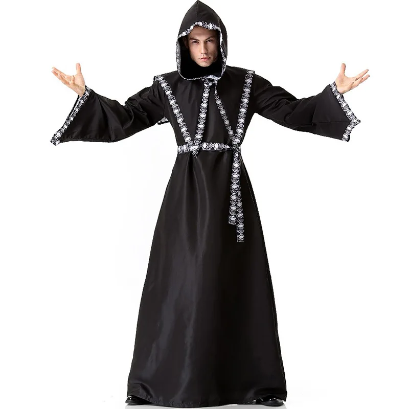 New 2019 Adult Men Halloween Sorcerer Cosplay Costume Cosplay European Vintage Court Sorcerer Costume
New 2019 Adult Men Halloween Sorcerer Cosplay Costume Cosplay European Vintage Court Sorcerer Costume