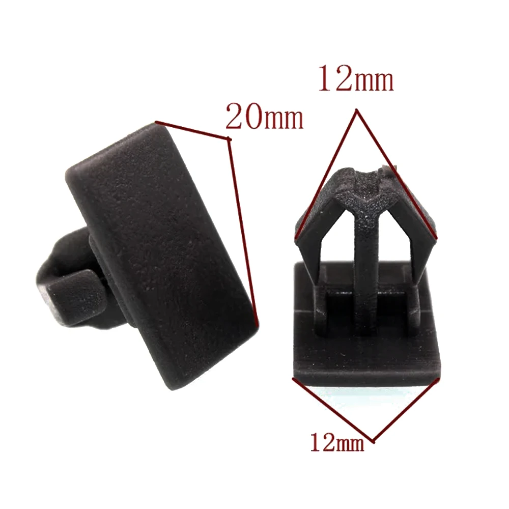 JEAZEA 10 шт. черные клипсы для панели рокера 1BA41AX1AA 1BA41AX1 AA Chrysler 300 Dodge Charger Magnum 2006 2007 2008