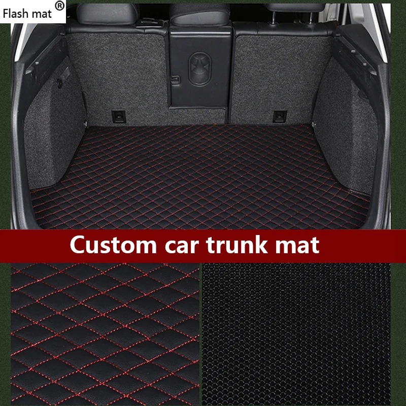 Flash mat искусственная кожа багажнике автомобиля коврики подходят 98% модель для Toyota