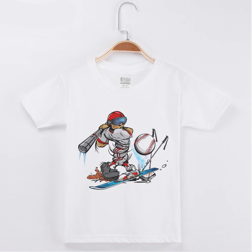 Brand Children Clothing Kids T-shirt Funny Baseball Cartoon Top Cotton Boy Short T Shirts Girl Tops Baby Child Shirt Teen Tee
Brand Children Clothing Kids T-shirt Funny Baseball Cartoon Top Cotton Boy Short T Shirts Girl Tops Baby Child Shirt Teen Tee