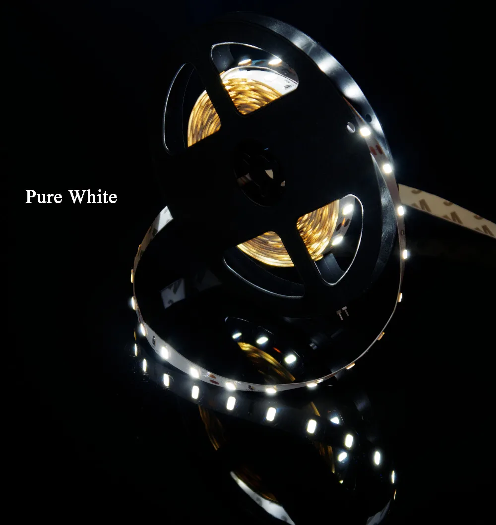 DIY LED U-HOME High CRI80+ DC24V LED Strip Light 5630 SMD Super Bright Pure White 6000K-6500K Nonwaterproof for DIY Truck Light
DIY LED U-HOME High CRI80+ DC24V LED Strip Light 5630 SMD Super Bright Pure White 6000K-6500K Nonwaterproof for DIY Truck Light
