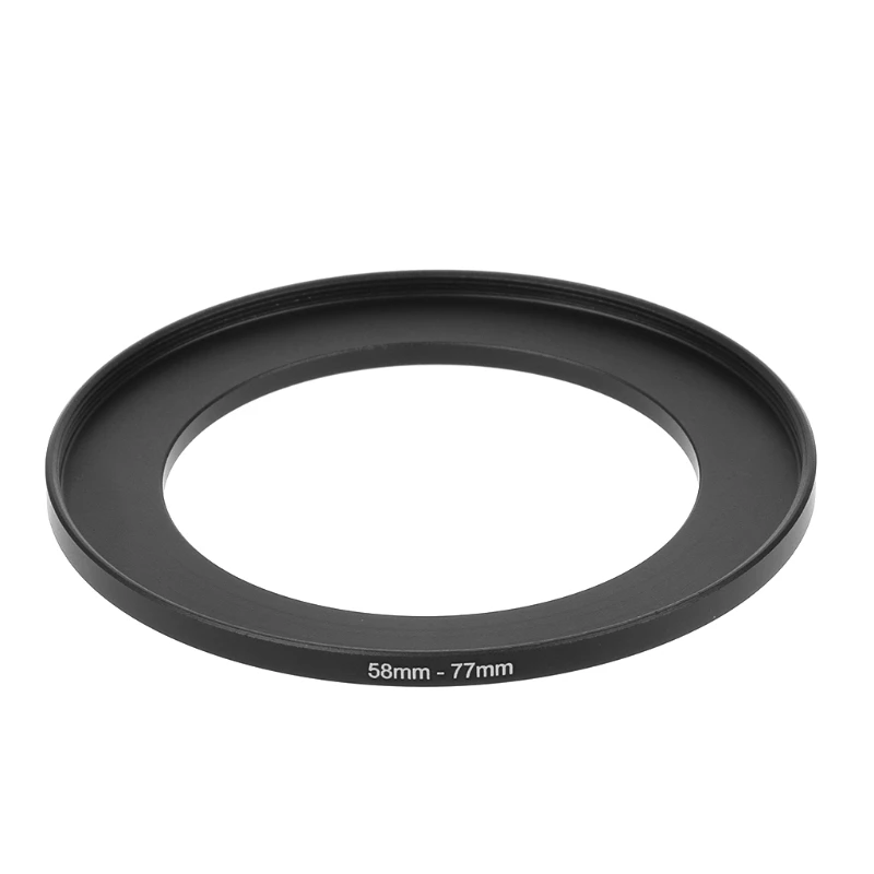 Aluminium alloy Round 58mm To 77mm Step Up Rings Lens Adapter Filter Camera Tool Accessories
Aluminium alloy Round 58mm To 77mm Step Up Rings Lens Adapter Filter Camera Tool Accessories