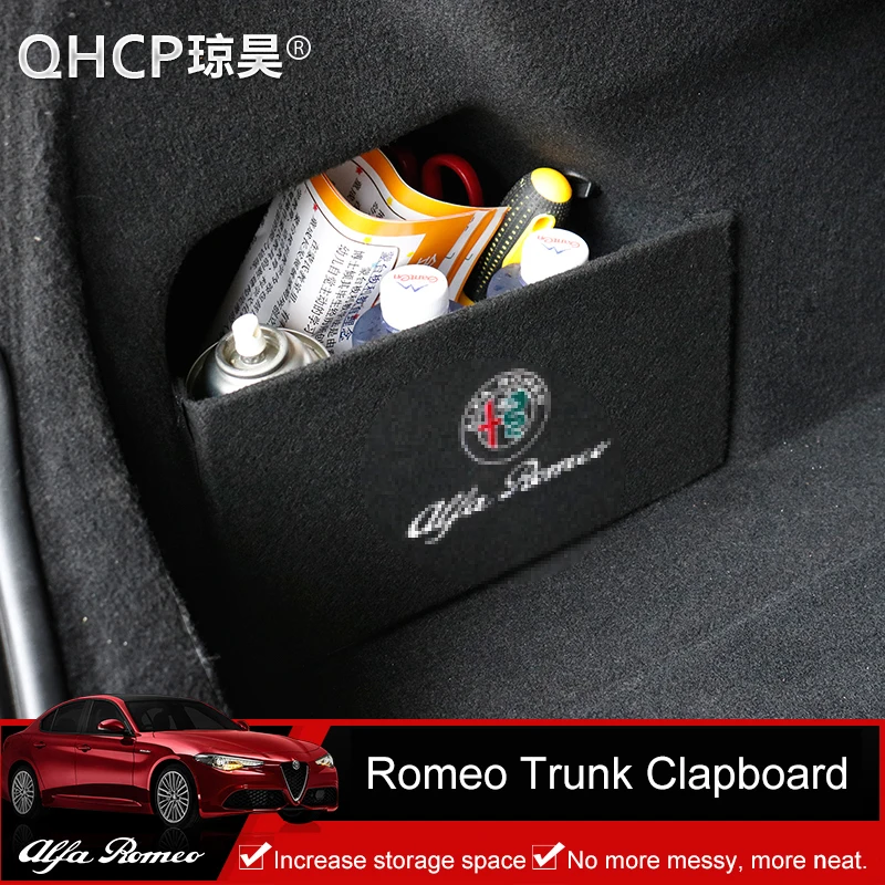 QHCP 1Pcs Flocking Surface Car Rear Trunk Storage Side Baffle Storage Clapboard Stowing Tidying Special For Alfa Romeo Giulia
QHCP 1Pcs Flocking Surface Car Rear Trunk Storage Side Baffle Storage Clapboard Stowing Tidying Special For Alfa Romeo Giulia