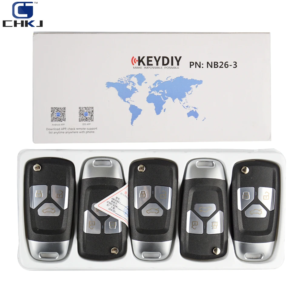 CHKJ 5PCS/LOT NB26 Universal Multi-functional KD900 Remote 3 Bbutton NB Series Key For KD900 URG200 Remote Master Free Shipping
CHKJ 5PCS/LOT NB26 Universal Multi-functional KD900 Remote 3 Bbutton NB Series Key For KD900 URG200 Remote Master Free Shipping