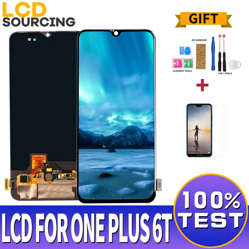 ЖК-дисплей 6,41 дюйма для Oneplus 6T, ЖК-дисплей с рамкой, сенсорная панель, дигитайзер в сборе для One plus 6T, сменный дисплей
ЖК-дисплей 6,41 дюйма для Oneplus 6T, ЖК-дисплей с рамкой, сенсорная панель, дигитайзер в сборе для One plus 6T, сменный дисплей