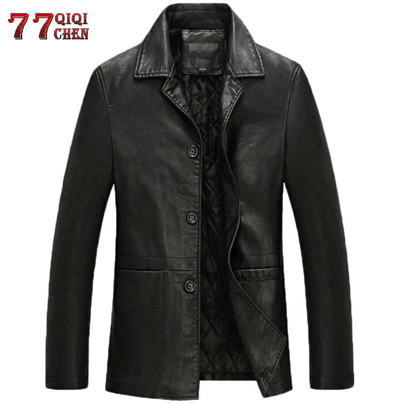 QIQICHEN 2021 Leather Jacke Warmt Winter Men Soft PU Leather Male Casual Coats Man Business Jackets chaqueta cuero hombre
QIQICHEN 2021 Leather Jacke Warmt Winter Men Soft PU Leather Male Casual Coats Man Business Jackets chaqueta cuero hombre