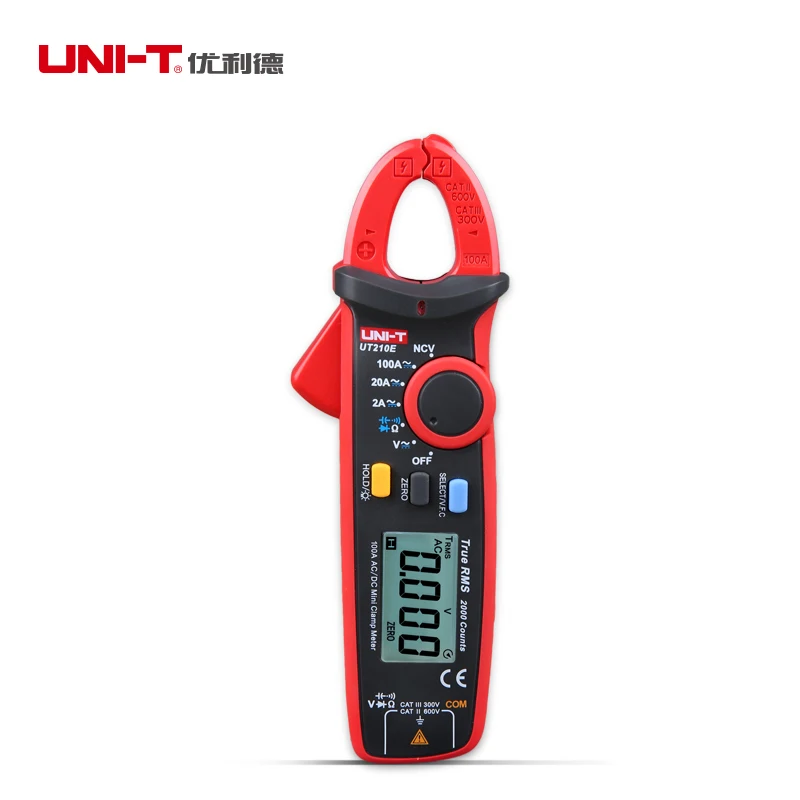 UNI-T UT210E Digital Clamp Meter True RMS AC DC Current Clamp Meters Capacitance Tester Mini Digital Multimeter VFC Megohmmeter
UNI-T UT210E Digital Clamp Meter True RMS AC DC Current Clamp Meters Capacitance Tester Mini Digital Multimeter VFC Megohmmeter