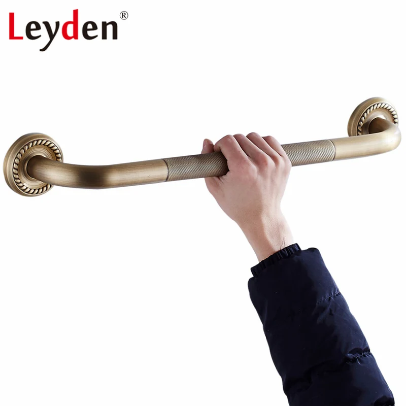Leyden New Arrival Bathroom Grab Bar ORB/ Antique Brass Wall-Mounted European Bathroom Handle Safety Grab Bar Brass Towel Rack
Leyden New Arrival Bathroom Grab Bar ORB/ Antique Brass Wall-Mounted European Bathroom Handle Safety Grab Bar Brass Towel Rack