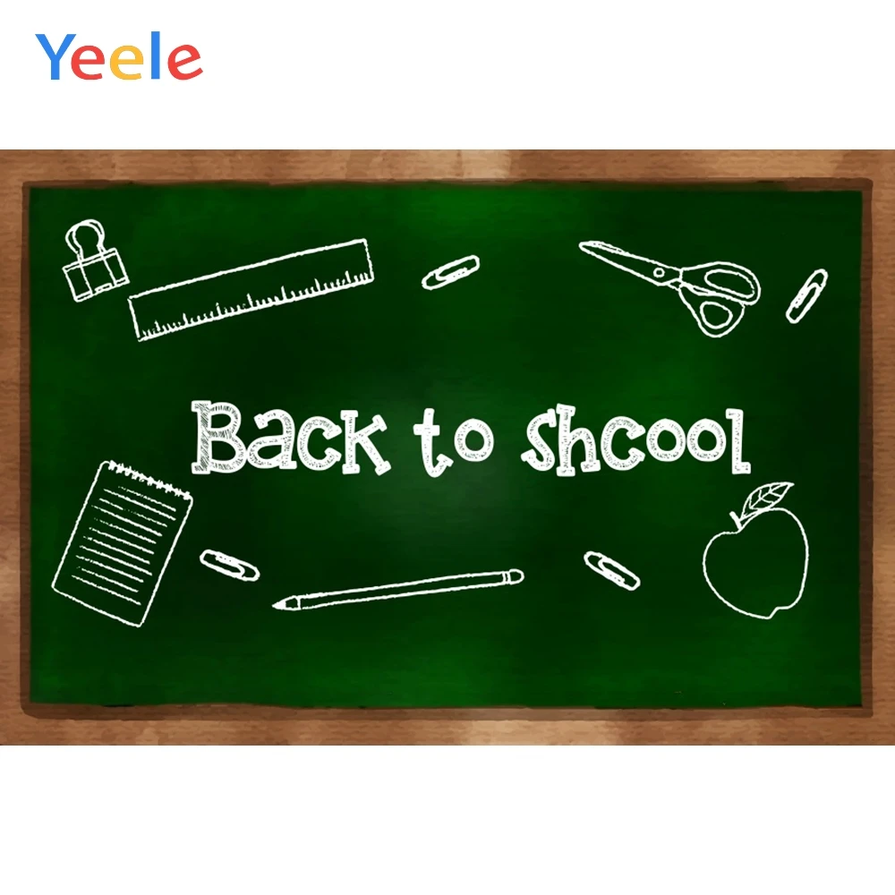 Yeele Blackboard Ruler Notebook Chalk Back to School Photography Backgrounds Customized Photographic Backdrops for Photo Studio
Yeele Blackboard Ruler Notebook Chalk Back to School Photography Backgrounds Customized Photographic Backdrops for Photo Studio