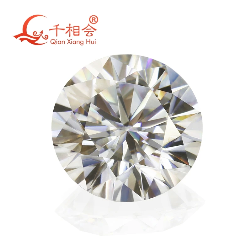 

GH color white 3mm to 12mm Round shape Brilliant cut moissanite loose gem stone for jewelry making